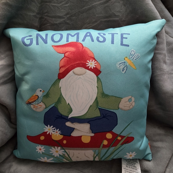 Other - 💜Gnomaste Holiday Throw Pillow - Red, Blue, Green